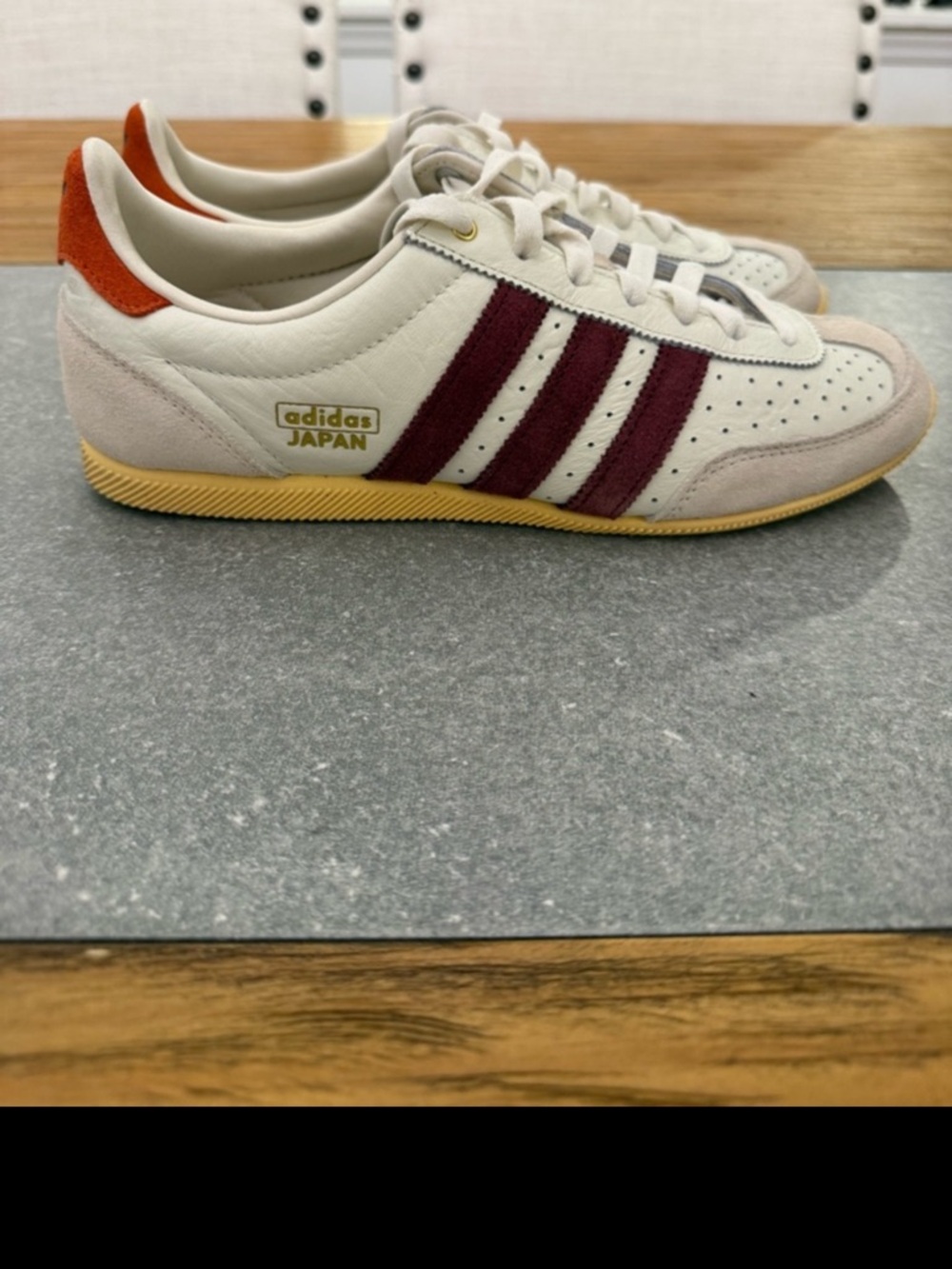adidas Originals Japan VH Sneakers Off White Shadow Red Women’s Size 8.5 - Picture 3 of 10